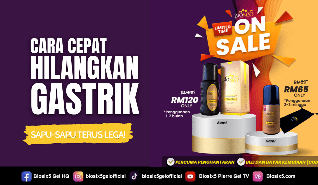 Cara Cepat Hilangkan Gastrik – Sapu Sapu Terus Lega!