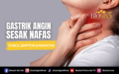 Gastrik Angin Sesak Nafas – Punca, Simptom dan Rawatan